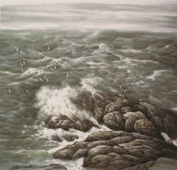 沧海潮音——海洋画派创始人宋明远创作精品展