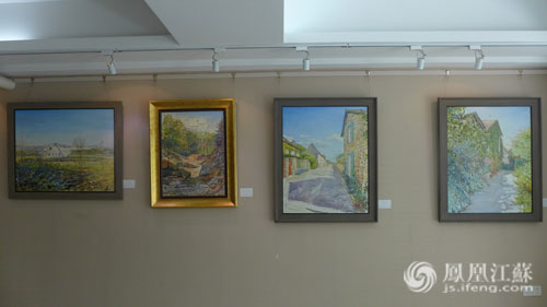 油画家刘宇首次个展在南京社区举办 31幅精品亮相