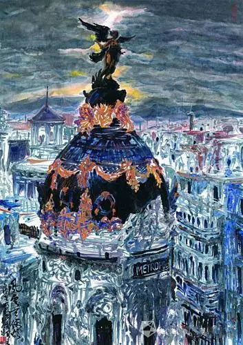 世界观：聂危谷中国画展将在乌克兰举办