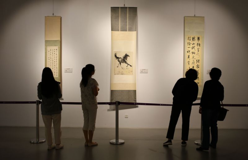 但见书画传——南京大学藏现当代书画作品展开幕