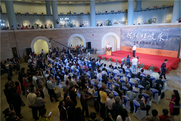 从陕北走来——马建飞油画作品展在陕西省美术博物馆开幕