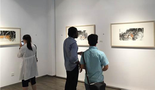 南京艺术学院国画系在读研究生作品展在宁举行