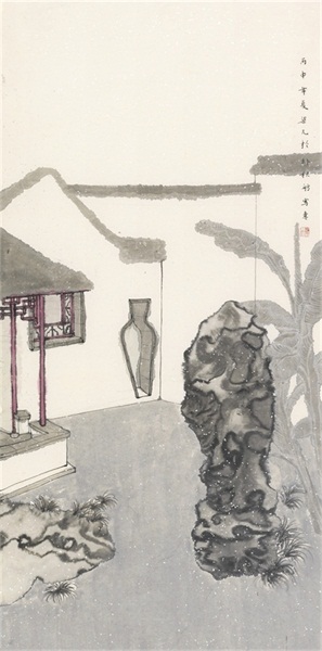 山林·园林梁元中国画作品展在江苏美术馆展出