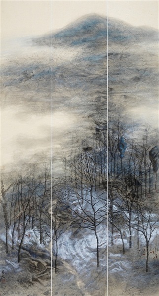 山林·园林梁元中国画作品展在江苏美术馆展出