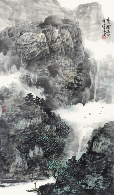 纪念李鱓诞辰330周年当代翰墨名家邀请展山水画作品欣赏