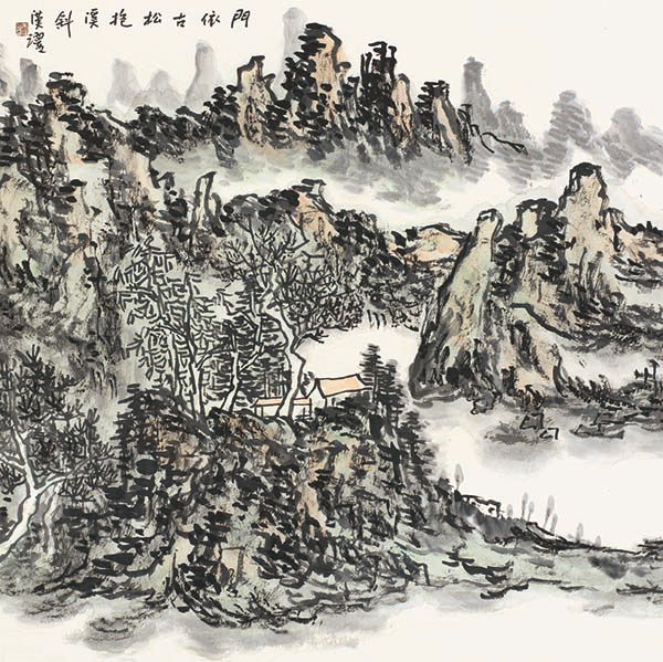 著名画家马汉跃和他的山水画艺术