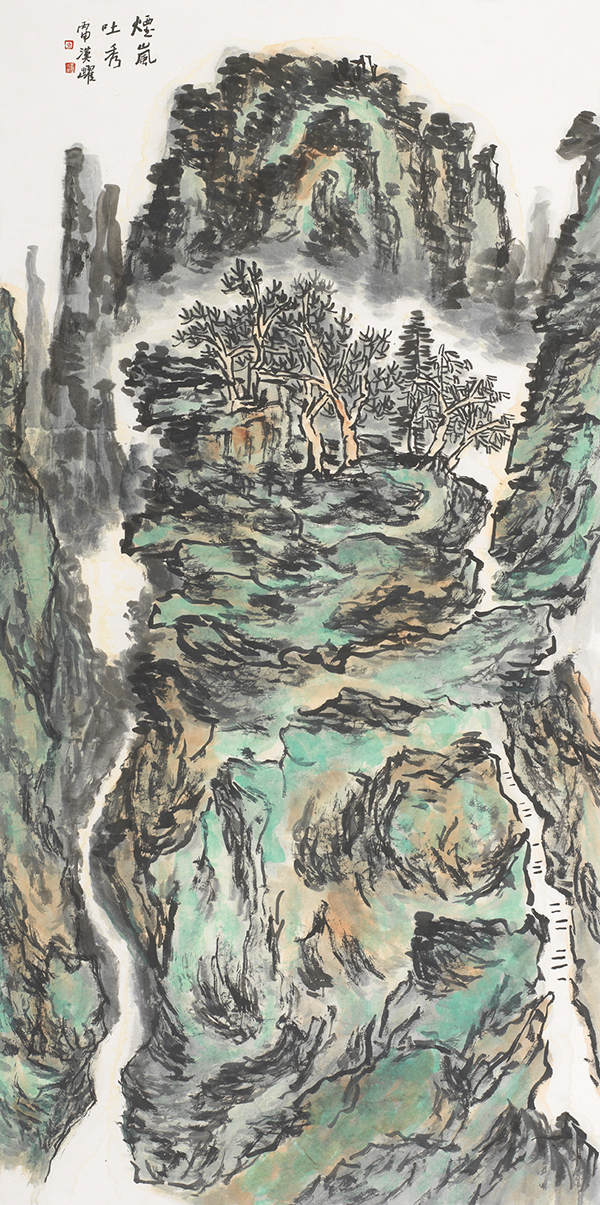 著名画家马汉跃和他的山水画艺术