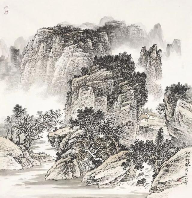 看南京艺术学院院长如何评说佘玉奇和他的山水画