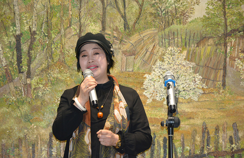 露香花语——玲子油画展在北京百雅轩艺术中心盛大开幕