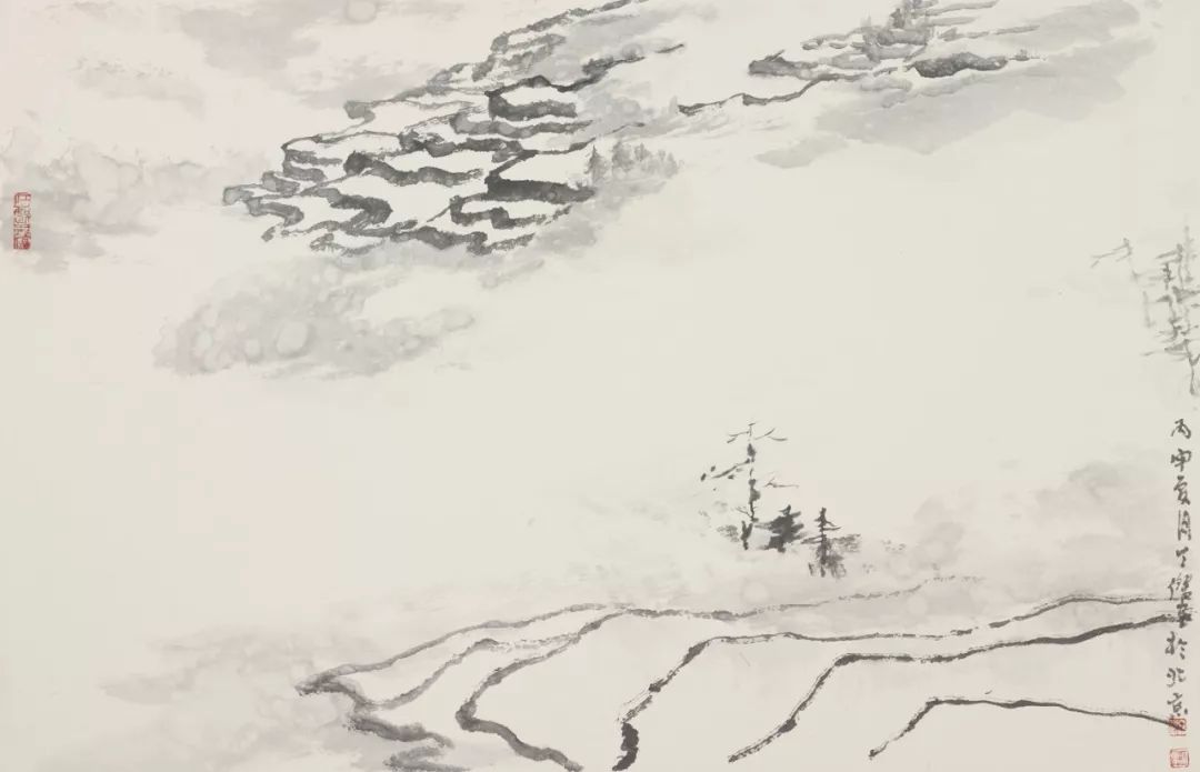 “墨索·丁杰水墨画作品展”在江苏省现代美术馆开幕