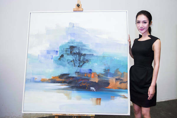 画家Stephanie Zen曾子涵画展广东美术馆隆重开幕