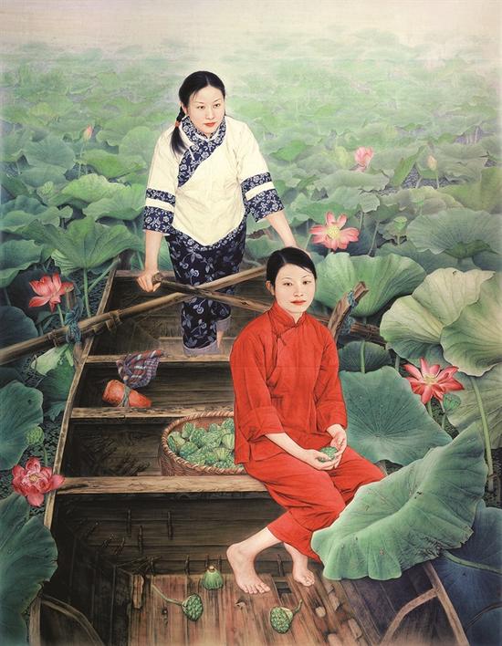 新中国美术家系列湖北省美术作品展开幕