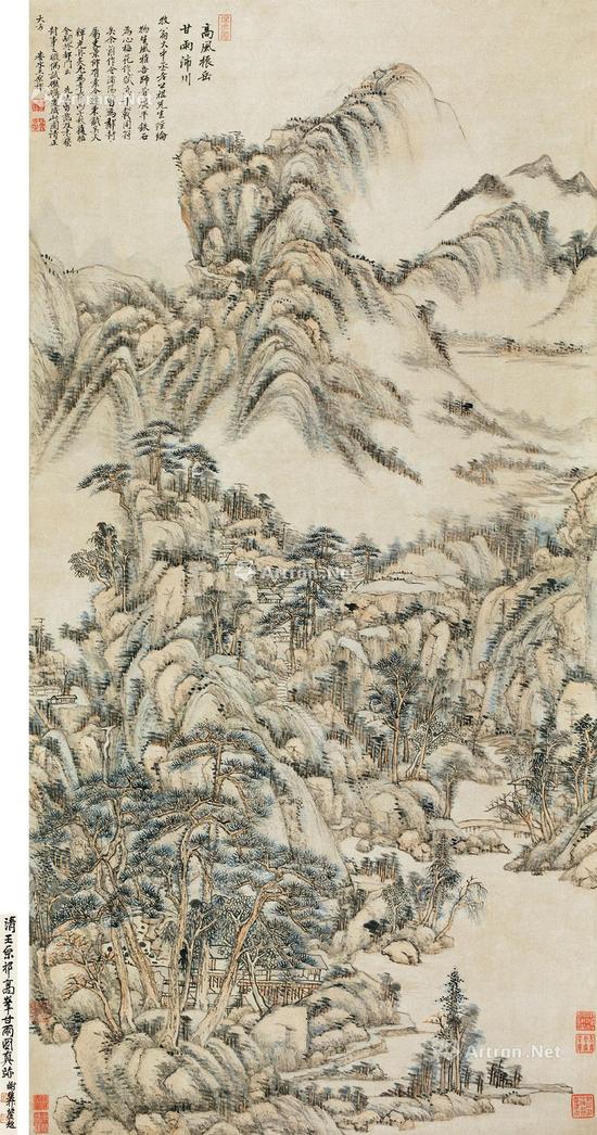 王原祁，1696年作 高风甘雨图