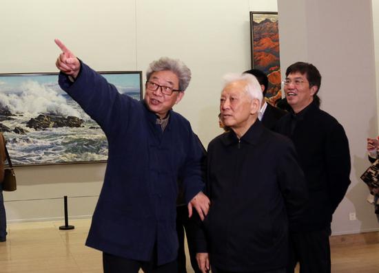 江苏名家晋京展—冯健亲油画回顾展在北京举行