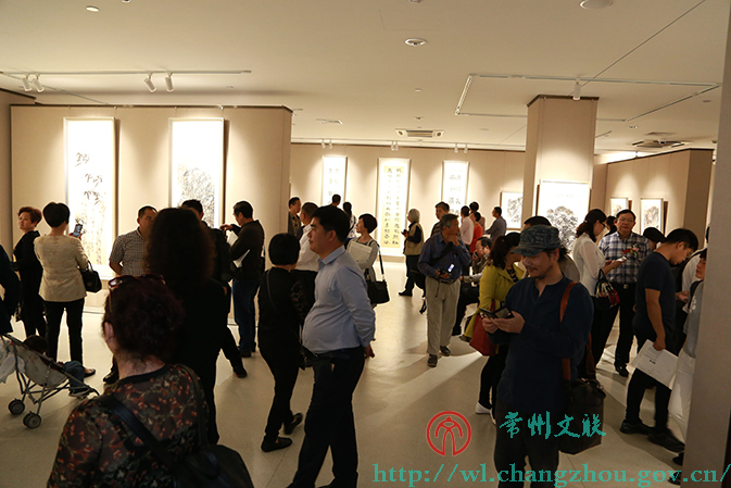 徐中华书画作品展在上海文化艺术中心开幕