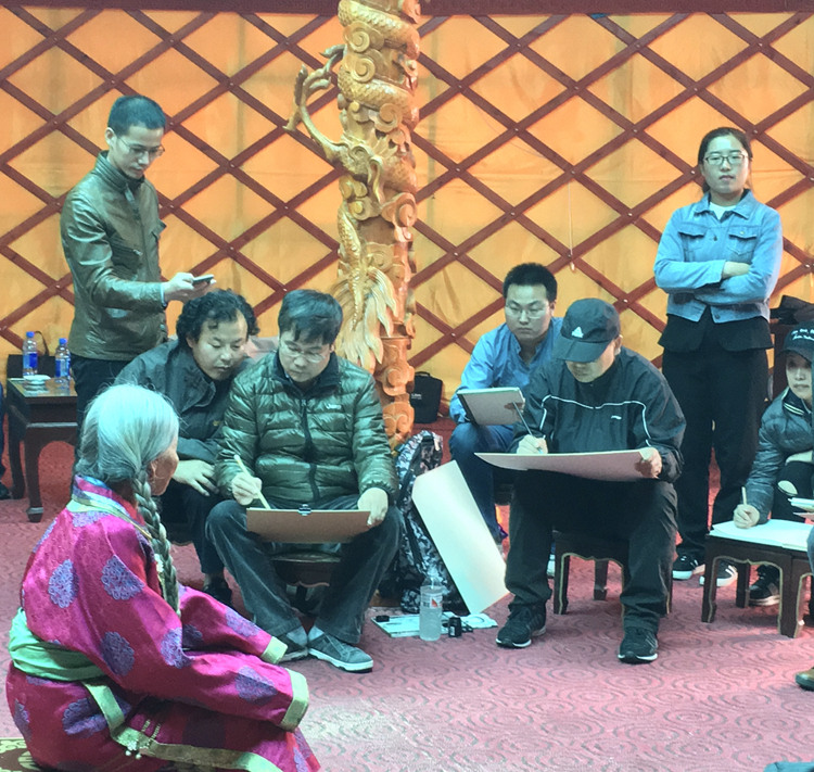 第六届西部少数民族青年美术家高研班赴内蒙古采风写生