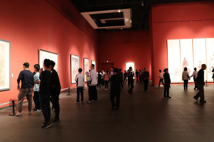 “笔墨淡彩新语境——李翔中国画展”在山东美术馆开幕