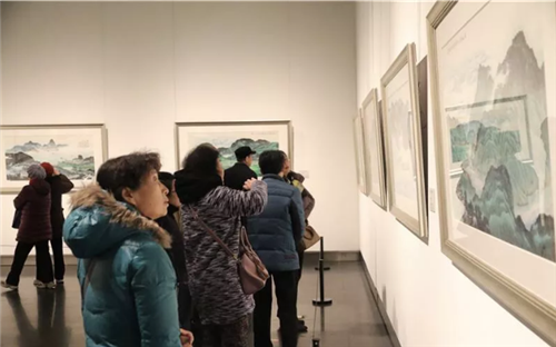 “山河寻梦——华拓画展”在江苏省美术馆开幕