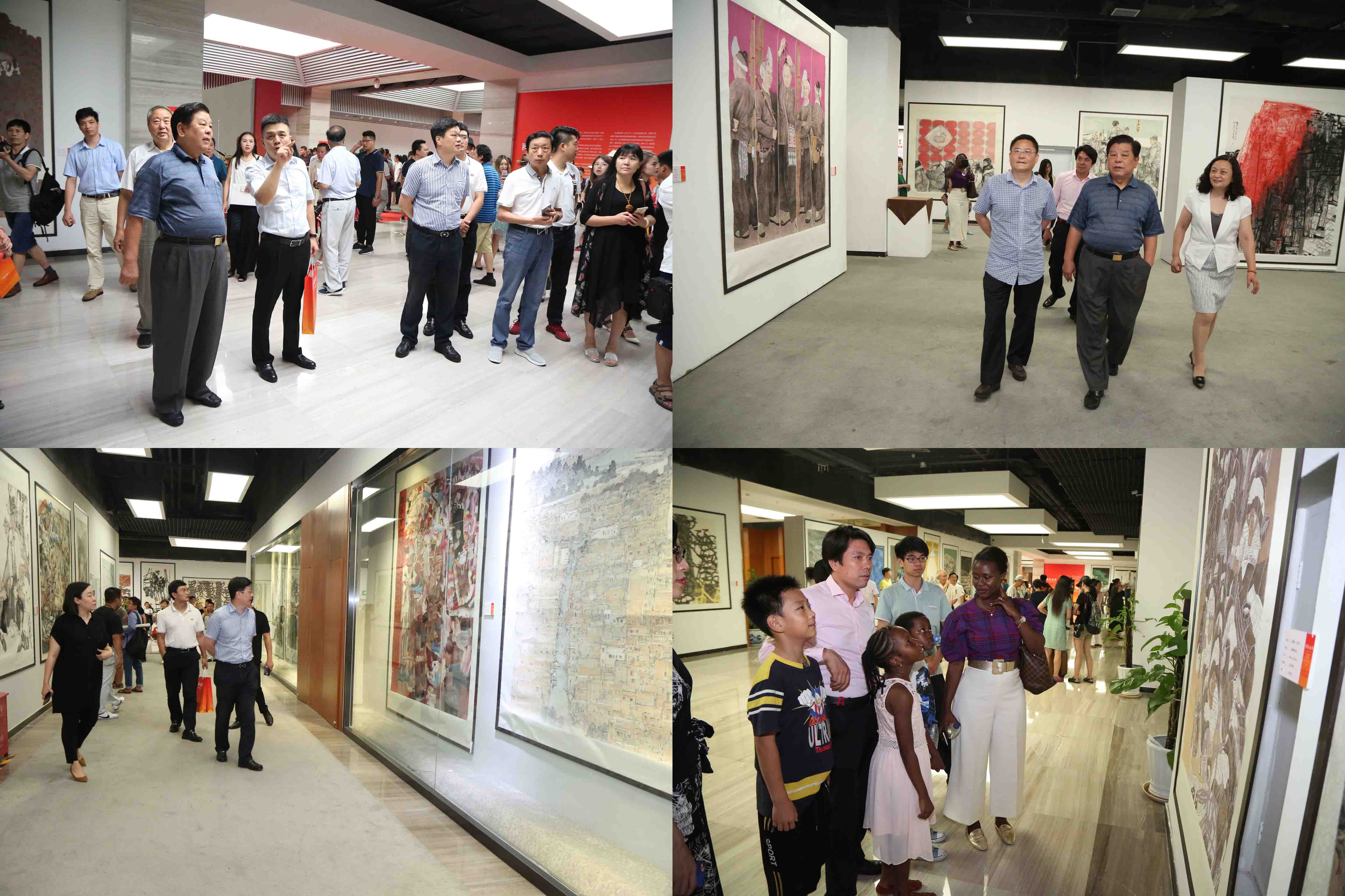 “国风盛典——首届全国中国画作品展”在中国国家画院（国展）美术中心开幕