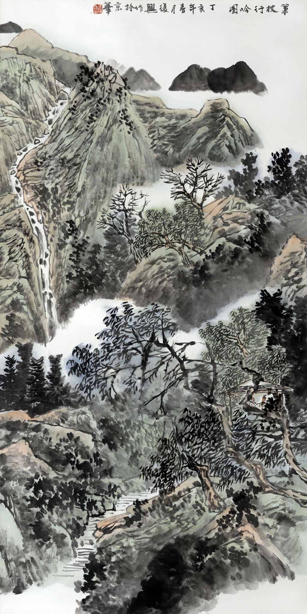 张复兴国画作品展经典美术馆开幕