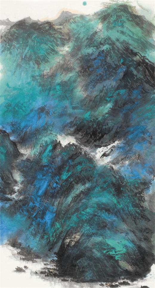 著名青绿山水画家顾大明受聘成为大道画院特聘画家