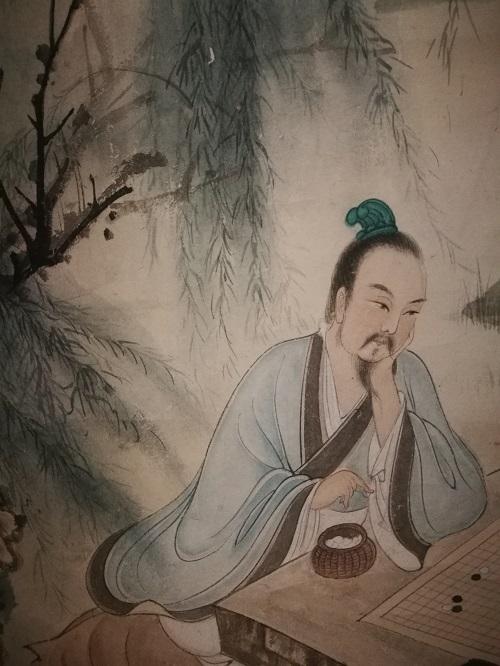 张大千《对弈图》欣赏(组图)
